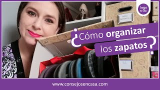 💡 Ideas CREATIVAS para organizar los ZAPATOS 👟👠👢👡 [upl. by Dasa]