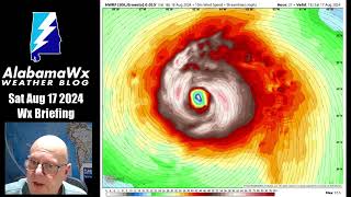 Saturday Weather Briefing Video for August 17 2024 Ernesto and a Weekend Severe Weather Threat [upl. by Ahseile]