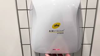 PHS Airstream Vitesse hand dryer at Livat Shopping Centre Hammersmith 🚼 [upl. by Edijabab336]