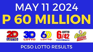 Lotto Result Today 9pm May 11 2024  Complete Details [upl. by Enelyk]