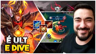 VOLKATH É SÓ DIVE DA LOUCURA  ARENA OF VALOR [upl. by Nigam]