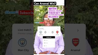 🔮Man City🆚Arsenal Your Prognostic🚨arsenal mancity footballshorts [upl. by Annaej]