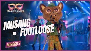 Musang  Footloose  THE MASKED SINGER MALAYSIA S4 Minggu 3 [upl. by Kelcie]