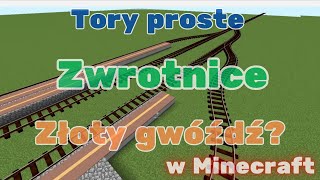 Jak budować tory w Immersive Railroading 1122 minecraft [upl. by Repmek]