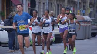 eDreams MITJA MARATÓ BCN 2018  MEJORES MOMENTOS [upl. by Iroak202]