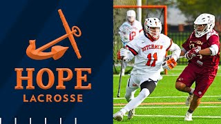 Hope vs Albion  Mens Lacrosse 41222  NCAA D3 Lacrosse  MIAA Lacrosse [upl. by Drews]