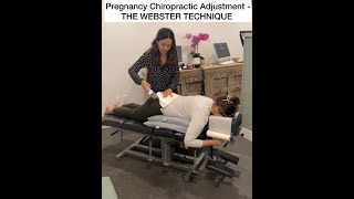 Healthy Pregnancy Chiropractic Adjustment  Webster Technique  Redondo Beach California [upl. by Gerry715]