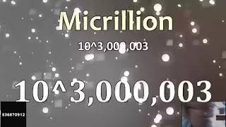 1 to 1 micrillion 1 quintillion speed [upl. by Minabe]