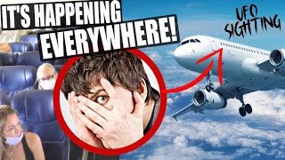 quotMASSIVEquot UFO Freaks Out ENTIRE AIRPLANE Best New Alien Videos 2024 [upl. by Enylhsa]