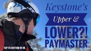 Keystone Ski Resort’s Paymaster A fun long intermediate run [upl. by Ernest744]