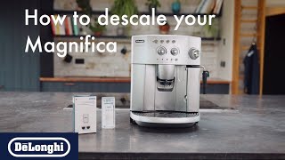 How to descale your DeLonghi Magnifica [upl. by Ole]