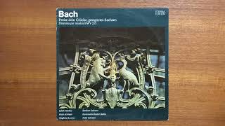 Peter Schreier BACH Preise den Glücke gesegnetes Sachsen Dramma per musica BWV 215 197981 [upl. by Amoreta]