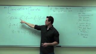 Calculus 1 Lecture 51 Finding Area Between Two Curves [upl. by Polad]