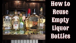 Ways to Repurpose Empty Liquor Bottles [upl. by Bixby298]