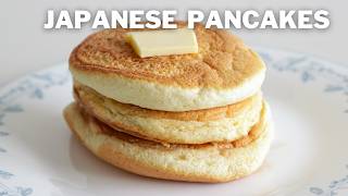 Fluffy Japanese Pancakes Recipe  Souffle Pancakes [upl. by Colene]