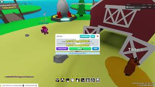 Hiring Ant man at level 1  Roblox egg farm simulator [upl. by Anurag]