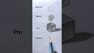 How to draw cube 🤔😱 shorts craft art drawing crafts satisfying [upl. by Murray181]