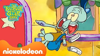 Squidward the Paperboy 🦑🗞️  The Patrick Star Show  Nickelodeon UK [upl. by Laeira828]