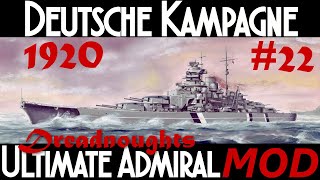 12000t Schwerer Kreuzer Danzig  Lets Play Ultimate Admiral Dreadnoughts MOD deutsch 22 [upl. by Fabrice]