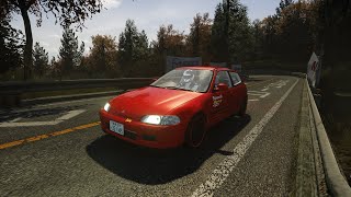 Assetto Corsa Pov Shingos Honda Civic Eg6 EK Akagi Uphill attack Rising Sun [upl. by Duj794]