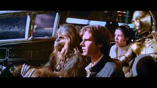 Millennium Falcon Asteroid Field Scene  The Empire Strikes Back 1980 1080p [upl. by Atikin]