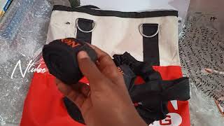 Boxing Bag Unboxing  Hand wraps  Aurion boxing  Ntube [upl. by Esch648]