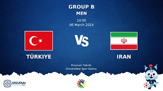 TÜRKYIE vs IRAN  Futsal DEAFLYMPICS ERZURUM 2024  Men Group Stage [upl. by Sybila]