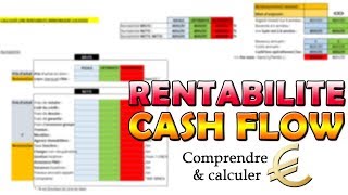 Calculer la rentabilité et le Cash Flow dun investissement immobilier locatif [upl. by Karolina]