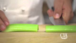 Practice Your Knife Skills—Dicing Celery [upl. by Isle]