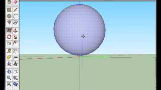 Create a ballsphere shape in sketchup [upl. by Mirabella]