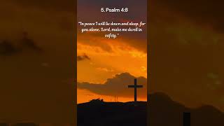 5 Psalm 48 In peace I will lie down and sleep for you alone god verses love [upl. by Josh]