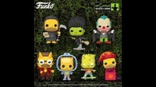 Funko Unboxing The Simpsons Tree House Of Horrors Advent Calendar [upl. by Tome]