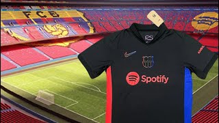 Fc Barcelona 2425 Authentic Jersey  Review [upl. by Thill462]