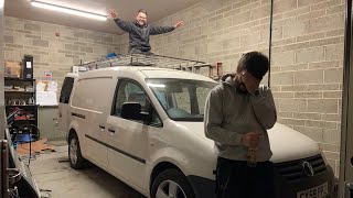 VW Caddy Maxi camper van conversion part 1 Winter project [upl. by Wagoner]