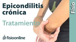 ¿Cómo tratar las tendinitis de codo rebeldes o crónicas Epicondilitis o codo de tenista [upl. by Nosirrag]