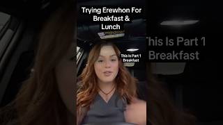 Trying Erewhon for Breakfast and Lunch PT 1 [upl. by Naujik642]