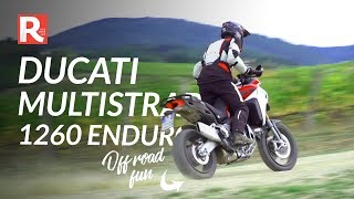 Ducati Multistrada 1260 Enduro la prova off road di RED [upl. by Hunter]