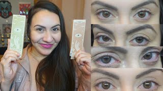 Most Natural Looking Colored Contacts for Brown Eyes 2023 [upl. by Arihsat]