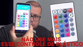 App para mudar a cor da lampada LED de casa Controle RGB bluetooth para Smartphone [upl. by Stanford]