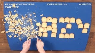 Wie man das Lied Frazy auf Brot spielt Baguette Knäckebrot Zwieback  Synapsenkitzler [upl. by Torrie159]