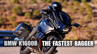 2023 BMW K 1600 B  The Fastest Bagger Money Can Buy [upl. by Placeeda]