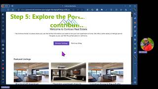 Contoso Real Estate Portal App  Codespace Setup Guide [upl. by Aicire]