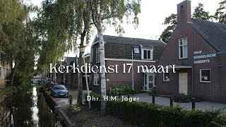 Kerkdienst 17 maart [upl. by Kilby]