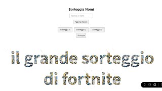 il sorteggio dei 500 iscritti [upl. by Rifkin]