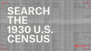 A Basic Search in the 1930 US Federal Census [upl. by Arinaj818]