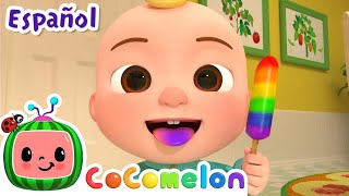 Las paletas multicolor  Canciones Infantiles  Caricaturas para bebes  CoComelon en Español [upl. by Egide]