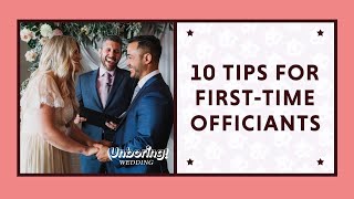 How to Officiate a Wedding For The First Time Your 10step Game Plan [upl. by Iman]