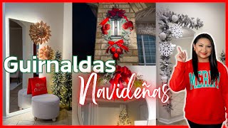 Guirnaldas NAVIDEÑAS para DECORAR  Christmas garland DIY  Navidad 2024 [upl. by Maxey]