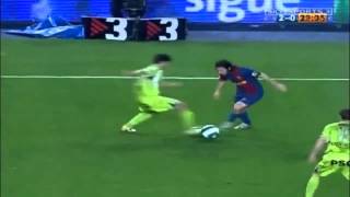 Leo Messi Maradona goal vs Getafe just 19y old [upl. by Alleuqram]