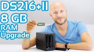 Synology DiskStation DS216II RAM Upgrade  iDomiX [upl. by Jonis]